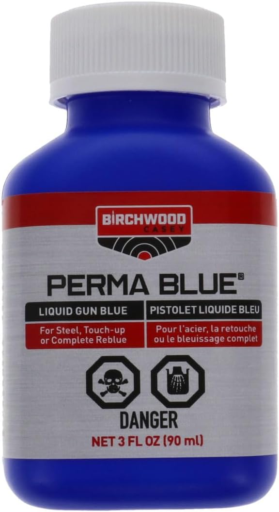 Birchwood Casey Easy-to-Use Deluxe Perma Blue & Tru-Oil Complete Finishing Kit for Gun Blueing and Stock Finishing