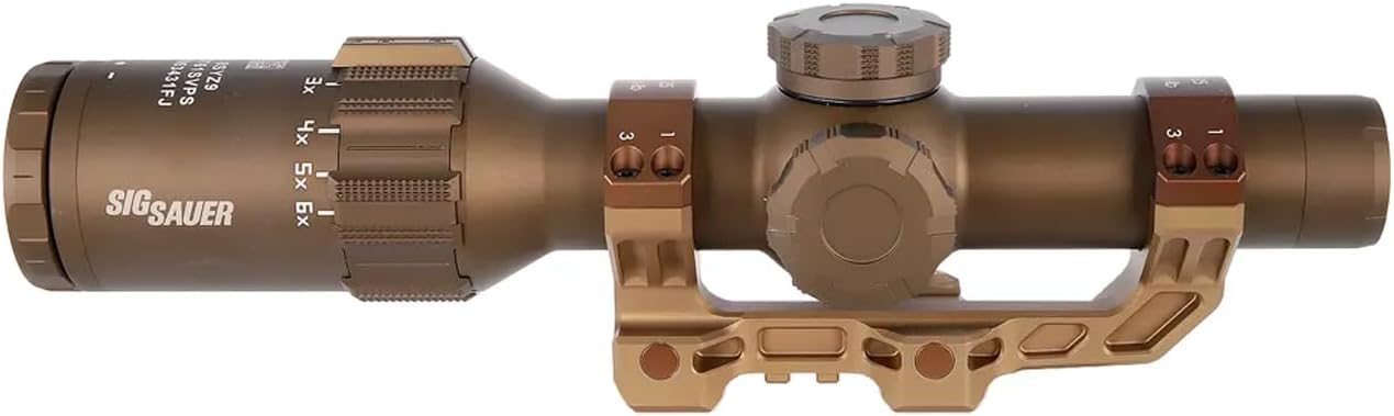 SIG SAUER TANGO6T Second Focal Plane Riflescope with FL-6 Reticle