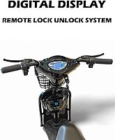 M2 Scooter With Grocery Basket With Strong Battery Red