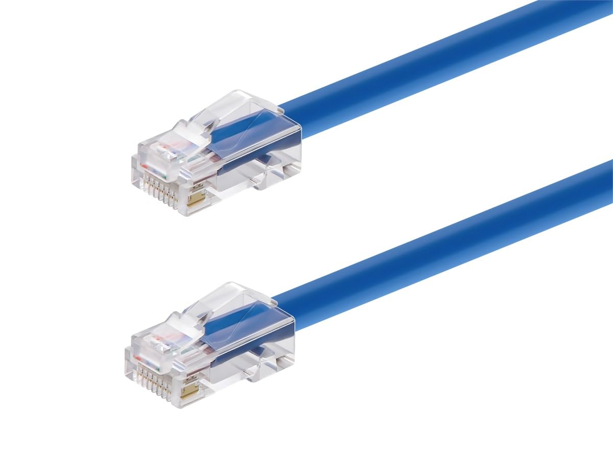 Monoprice Cat6A Non-Booted Shielded Patch Cable (RJ45, 26AWG, 10G)