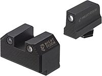 NIGHT FISION Optics Ready Stealth Night Sight Set for Glock