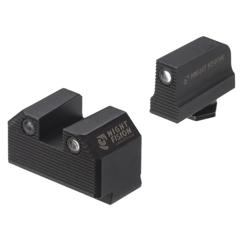 NIGHT FISION Optics Ready Stealth Night Sight Set for Glock
