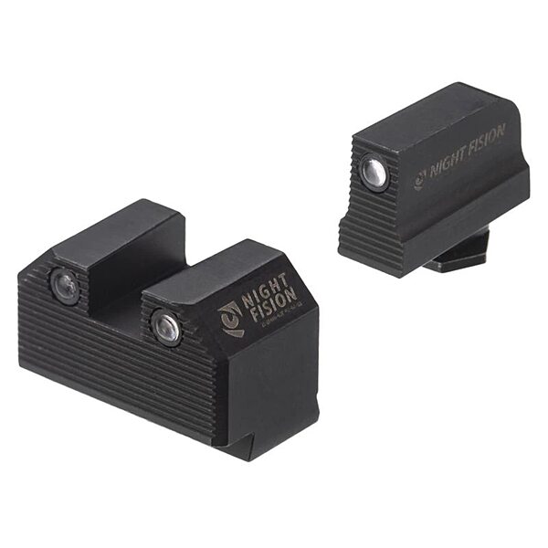 NIGHT FISION Optics Ready Stealth Night Sight Set for Glock