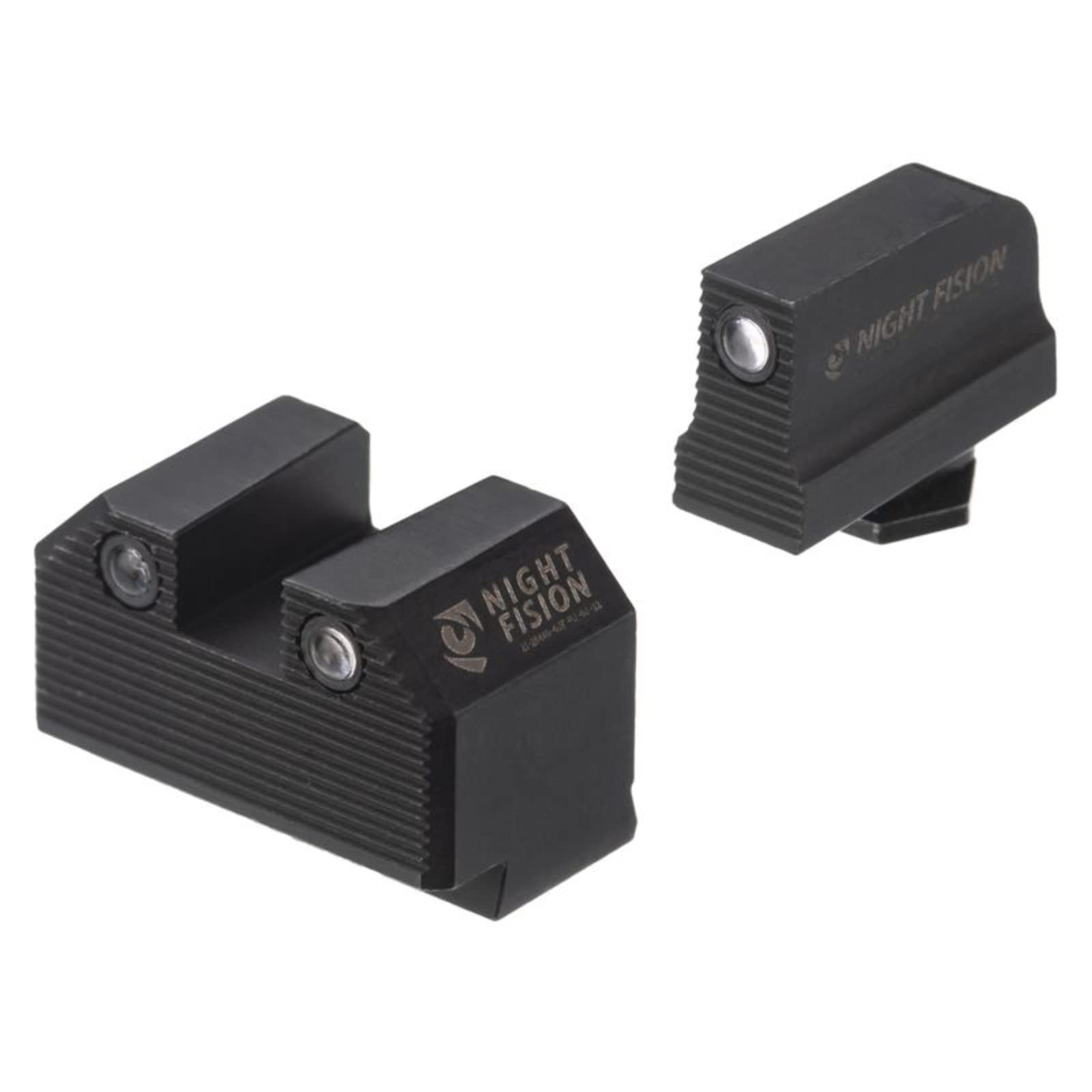 NIGHT FISION Optics Ready Stealth Night Sight Set for Glock