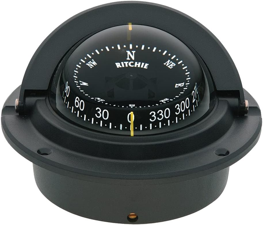 Ritchie F-83 Voyager Compass - Flush Mount - Black