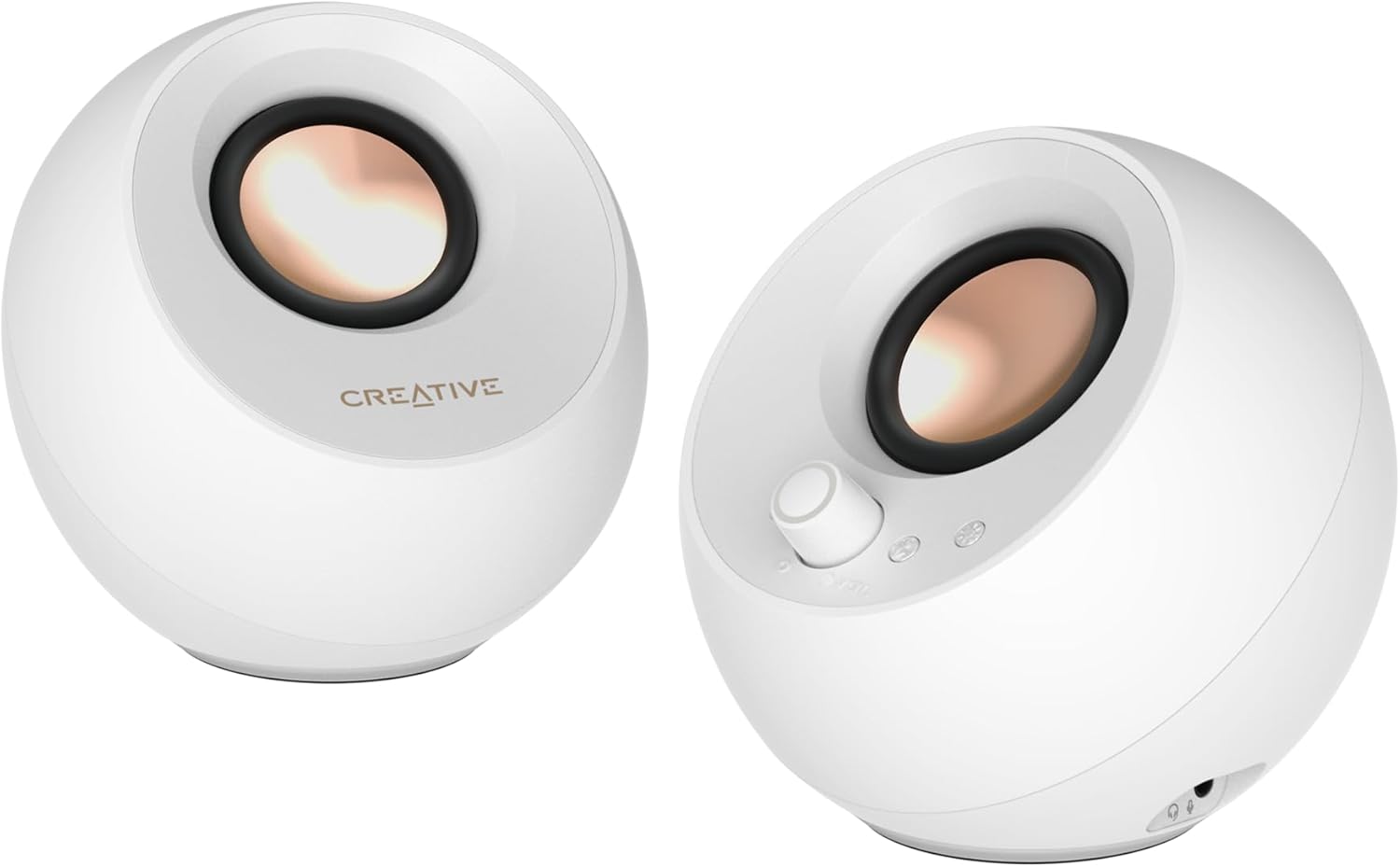 CREATIVE Pebble Pro 2.0 USB-C Computer Speakers with Bluetooth 5.3 and Customizable RGB Lighting