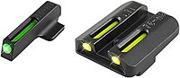 TRUGLO TFO Tritium & Fiber-Optic Handgun Sight, Snag-Resistant