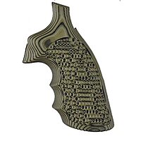 HOGUE S&W K & L Frame Round Butt Conversion G10 Grip with Finger Grooves