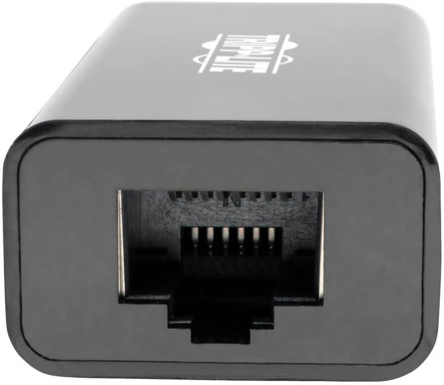 Tripp Lite USB C to Gigabit Ethernet Adapter USB Type C to Gbe Thunderbolt 3 Compatible 10/100/1000 USB-C (U436-06N-GB)