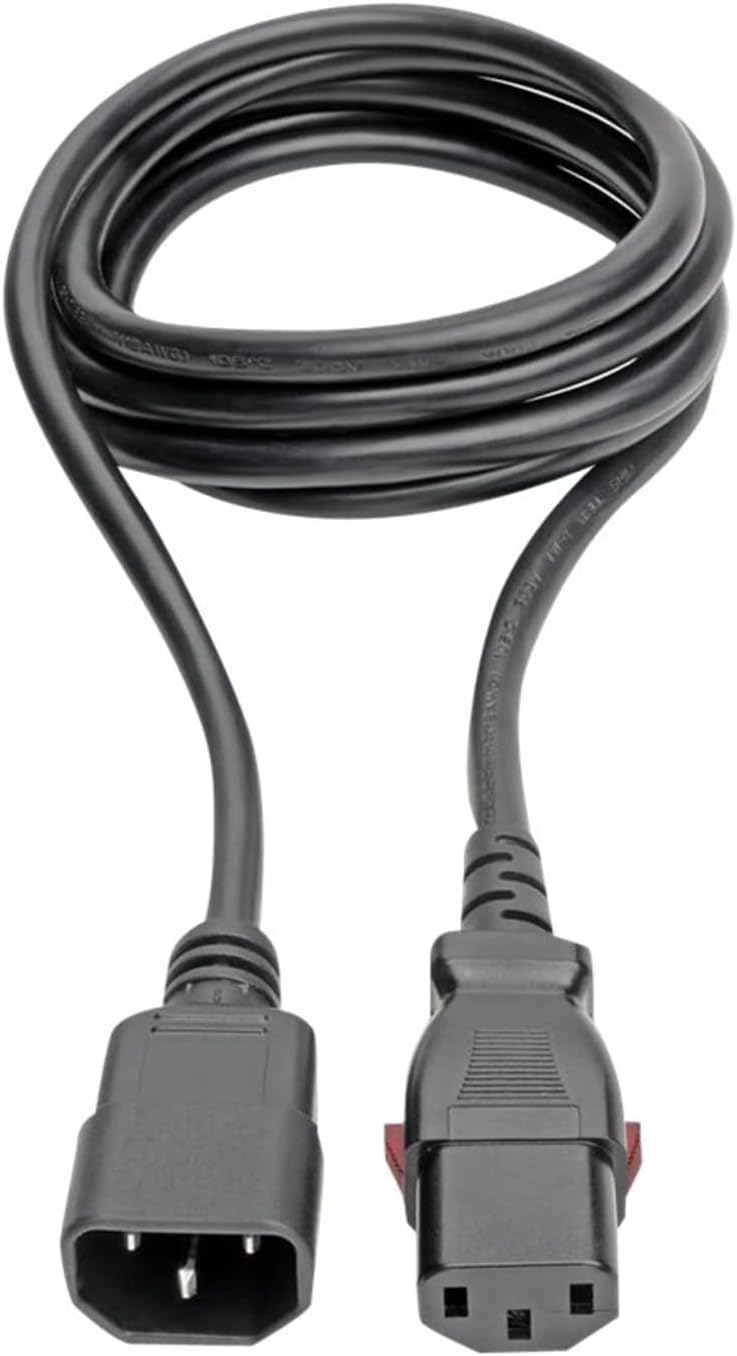 TRIPP LITE Computer Power Extension Cord (C14 to C13) Locking C13, 10A 18 AWG