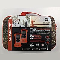 MOTOROLA SOLUTIONS TALKABOUT Two-Way Rechargeable FRS Radios 22 Channel