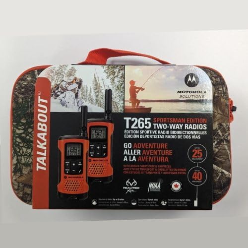 MOTOROLA SOLUTIONS TALKABOUT Two-Way Rechargeable FRS Radios 22 Channel