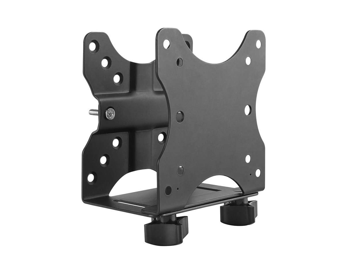 Monoprice Computer Case CPU Holder - Thin Client Mini PC Multi-Mount, Works with Mini PCs Up to 2.9 Inches Wide