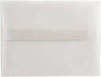 JAM PAPER Translucent Vellum Invitation Envelopes - Clear