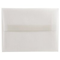 JAM PAPER Translucent Vellum Invitation Envelopes - Clear