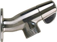 Scandvik Ceramic Angled Washdown Valve - SS Spigot