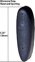 Beretta Micro-Core Skeet and Sporting Rubber Recoil Pad, Multiple Thickness, Black .51"