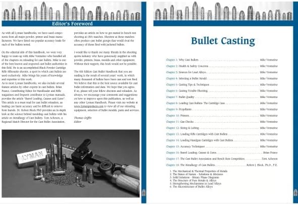 Lyman Cast Bullet Handbook 4Th Edition, Multiple, Model:9817004 One Size