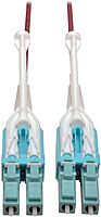 Tripp Lite 10Gb Duplex Multimode Fiber Patch Cable 50/125 OM4 LC/LC LSZH Push/Pull Tabs