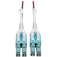 Tripp Lite 10Gb Duplex Multimode Fiber Patch Cable 50/125 OM4 LC/LC LSZH Push/Pull Tabs