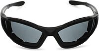 Bobster Raptor 2 Interchangeable Sunglasses, Black Frame/3 Lenses (Smoked, Amber and Clear)