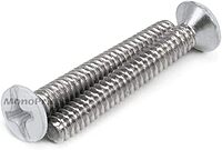 Monoprice 1-Gang Wall Plate for Keystone - 3-Port, 4.5"x2.75"x0.2", With Screws (White Coated Screw Head), White White Plate