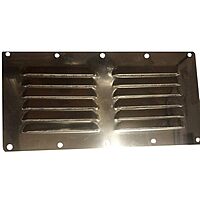 Sea Dog Line 331400-1 Stainless Steel Louvered Deck Plate, 9-1/8 x 4-5/8-Inch