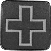 ELEVEN 10 PVC Medic Cross Patch with Hook Backing