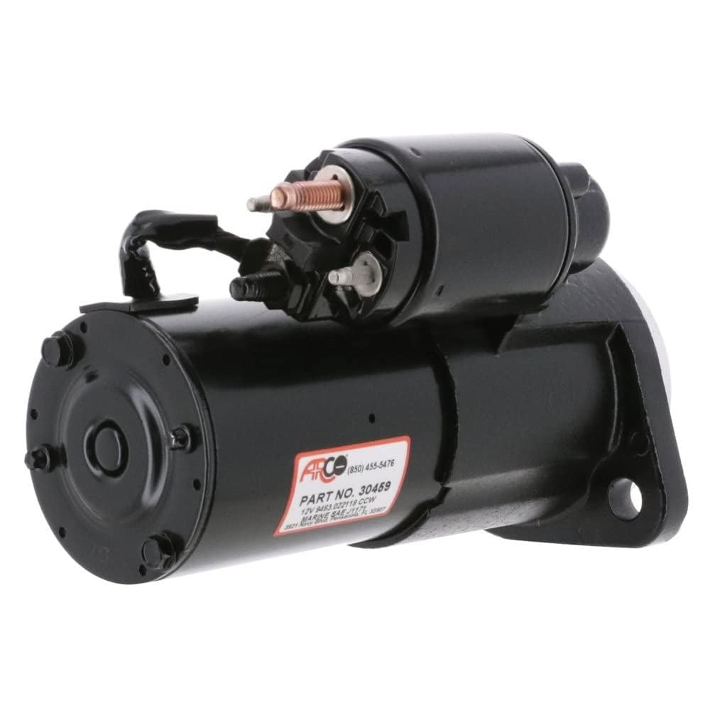 ARCO Marine 30459 Top Mount Inboard Starter, 12V, CCW
