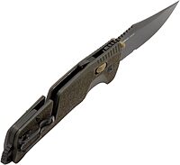 SOG Trident AT Ambidextrous Professional Partially Serrated Folding Knife | Cryo D2 Stainless Steel Blade