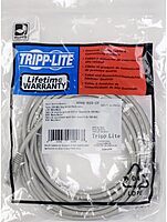 Tripp Lite Cat5e 350MHz Molded Patch Cable (RJ45 M/M) - Gray, 1-ft.(N002-001-GY)