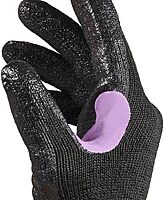 Miller Honeywell Safety Products CoreShield, 10 gauge HPPE/Kevlar/alloy black liner, smooth nitrile black coating, A8/F