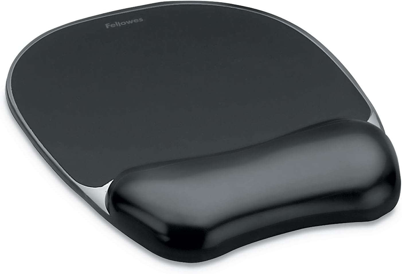 Fellowes 9112101 Crystals Gel Mouse Pad and Wrist Support - Black