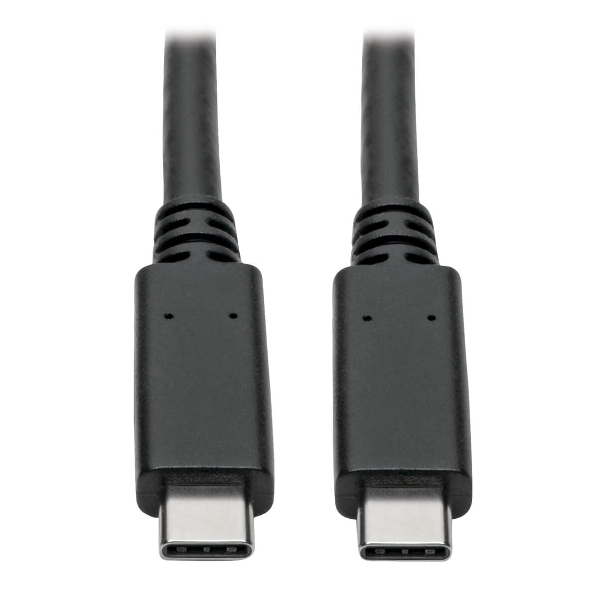 Tripp Lite USB C to USB C Cable (M/M), USB 3.1, PD Charging Cable 5A (100W), 10 Gbps, Thunderbolt 3, 3 ft (U420-C03-G2-5A)