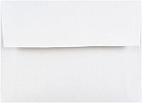 JAM PAPER 4Bar A1 Invitation Envelopes - 3 5/8 x 5 1/8 - White - 25/Pack