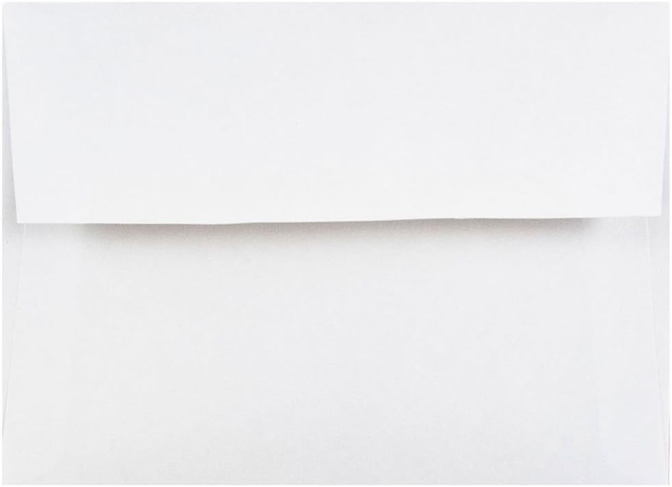 JAM PAPER 4Bar A1 Invitation Envelopes - 3 5/8 x 5 1/8 - White - 25/Pack