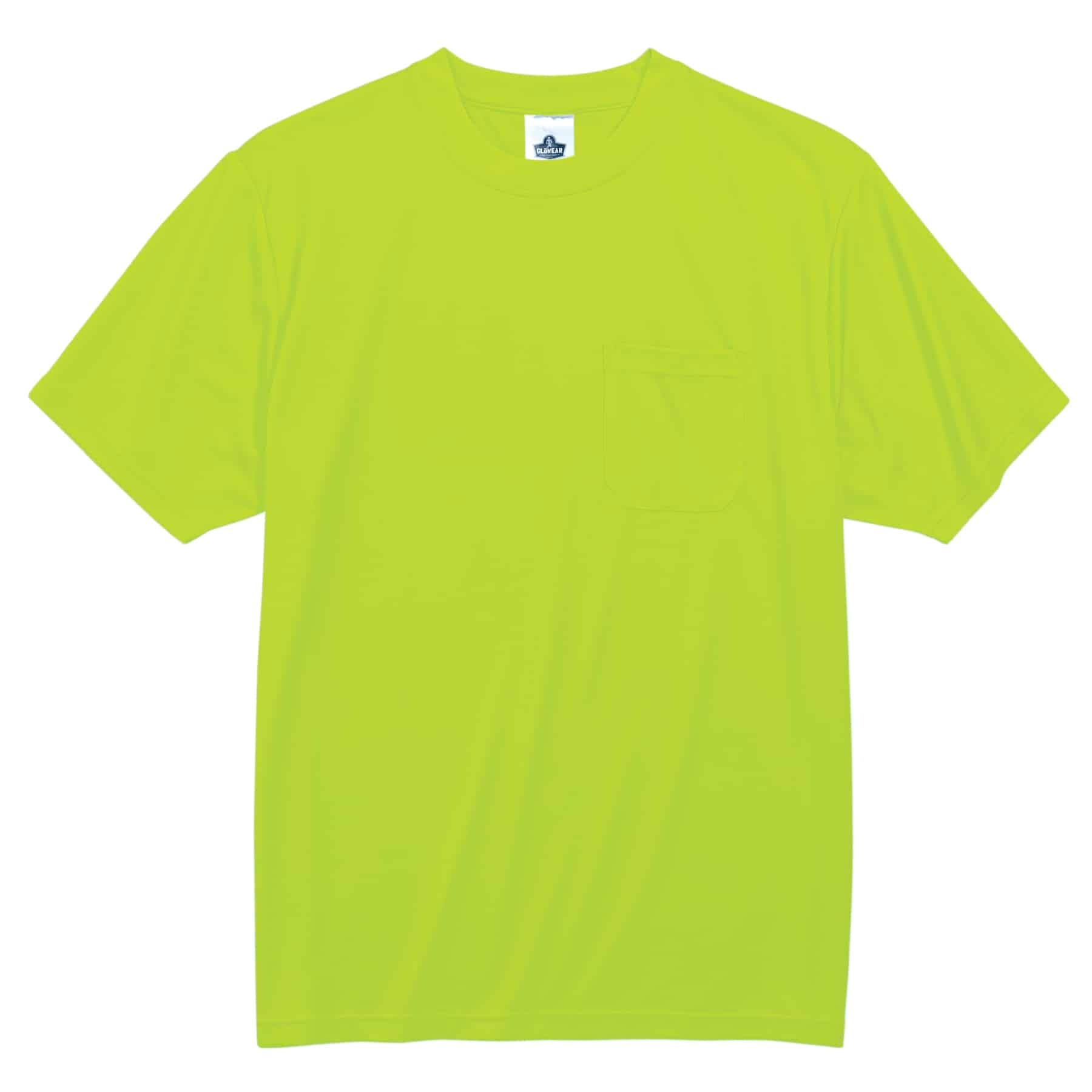 Ergodyne GloWear 8089 Non-Certified High-Visibility T-Shirt, Lime