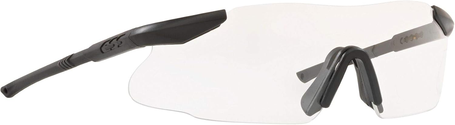 Oakley ESS Man Sunglasses Black Frame, Clear Lenses, 33MM