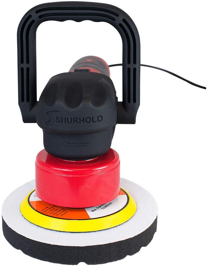 Shurhold 3100 Dual Action Polisher Buffer, Car Buffer and Boat Polishing Machine with Standard Side Handle and 20ft Long