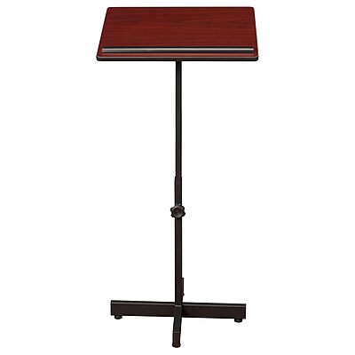 Oklahoma Sound Portable Presentation Lectern, Mahogany