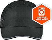 Ergodyne Skullerz 8955 Lightweight Bump Cap Hat, Baseball Style, Long Brim