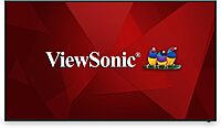 ViewSonic CDE7512 75" 4K UHD Commercial Display with VESP, Wireless Screen Sharing, USB Wi-Fi, HDMI, USB-C, Black