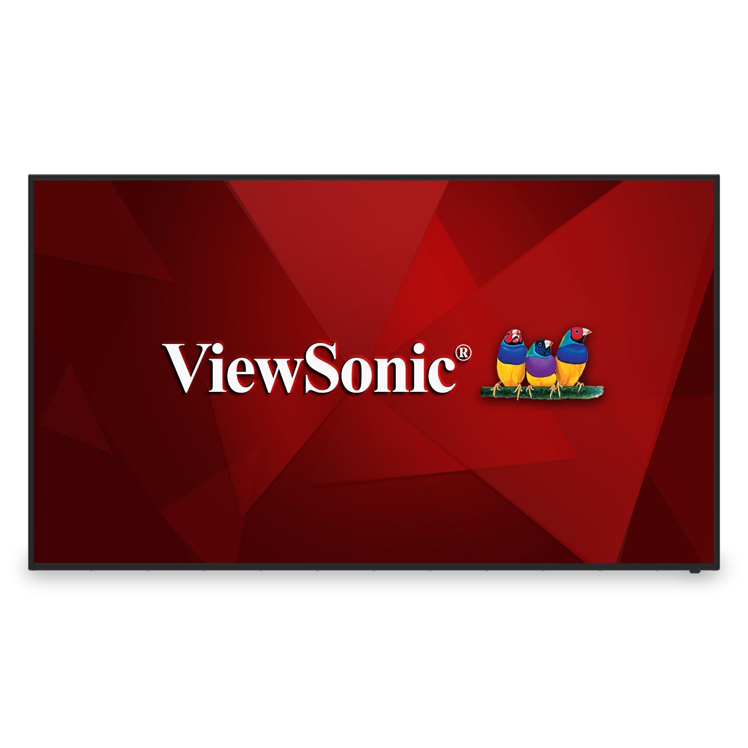 ViewSonic CDE7512 75" 4K UHD Commercial Display with VESP, Wireless Screen Sharing, USB Wi-Fi, HDMI, USB-C, Black