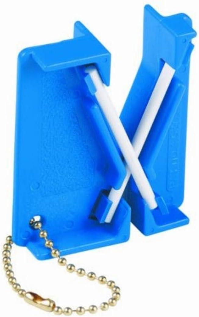 Lansky 30-Pack Mini Crock Sticks Knife Sharpener, Portable Keychain Blade Sharpener Tool