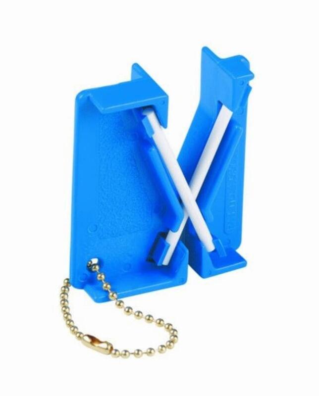 Lansky 30-Pack Mini Crock Sticks Knife Sharpener, Portable Keychain Blade Sharpener Tool, Ceramic Honing Rod for Knives - LCKEY