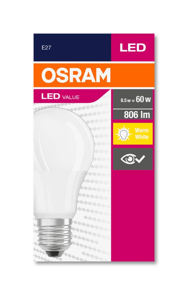 BULB LED E27 9W  W/W OSRAM