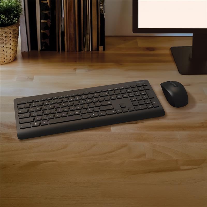 Incase Wireless Desktop 900 Keyboard and Mouse Combo - Designed by Microsoft – Quiet Touch Keys, Ambidextrous Design