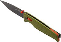 SOG Altair XR Superlight Compact Outdoor CRYO 154cm Steel Folding Knives | Lanyard Loop, Pocket Clip & XR Lock Field Green
