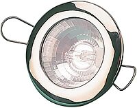Sea-Dog LED Overhead Light 2-7/16" - Brushed Finish - 60 Lumens - Clear Lens - Stamped 304 Stainless Steel