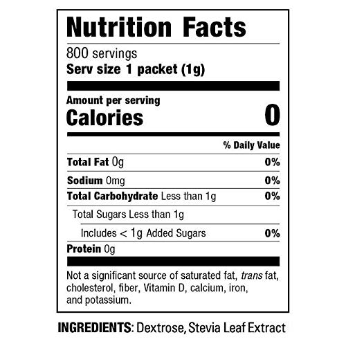 Stevia In The Raw Zero-Calorie Sweetener, 800 ct.
